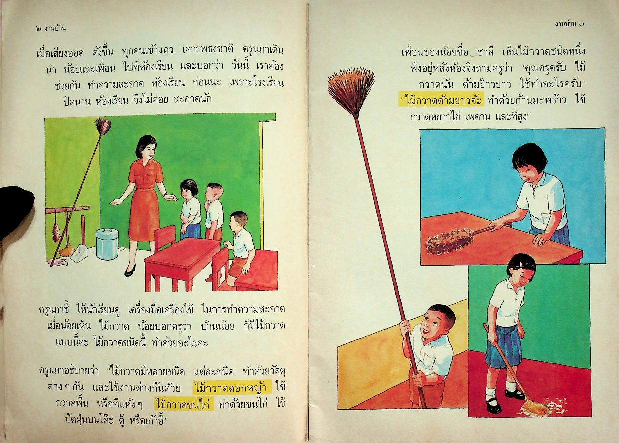 หนังสืออ่านเพิ่มเติม งานบ้าน เล่ม ๑