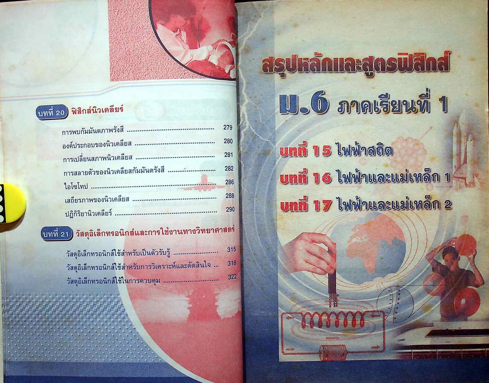 สรุปหลัก & สูตร ฟิสิกส์ ม.6 ฉบับรวม ภาคเรียนที่ 1-2
