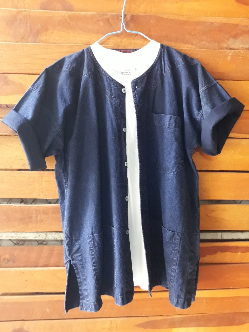 เสื้อม่อฮ่อมคอกุยเฮง แบบดั้งเดิม