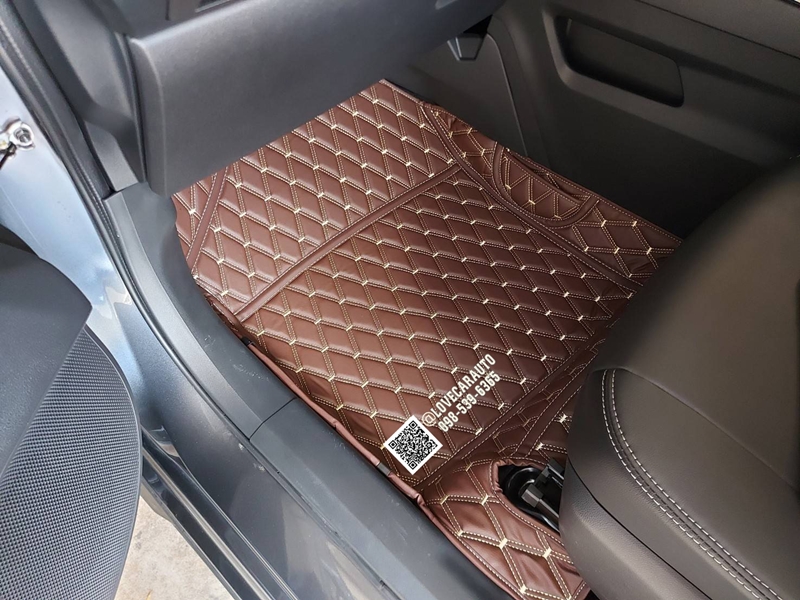 พรมปูพื้นรถยนต์ Toyota Yaris Ativ 2023 สีกาแฟ