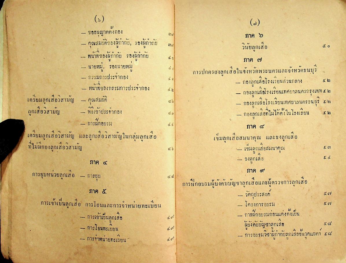 ข้อบังคับคณะลูกเสือแห่งชาติ ว่าด้วยการปกครอง หลักสูตรและวิชาพิเศษลูกเสือ พ.ศ. ๒๕๐๘