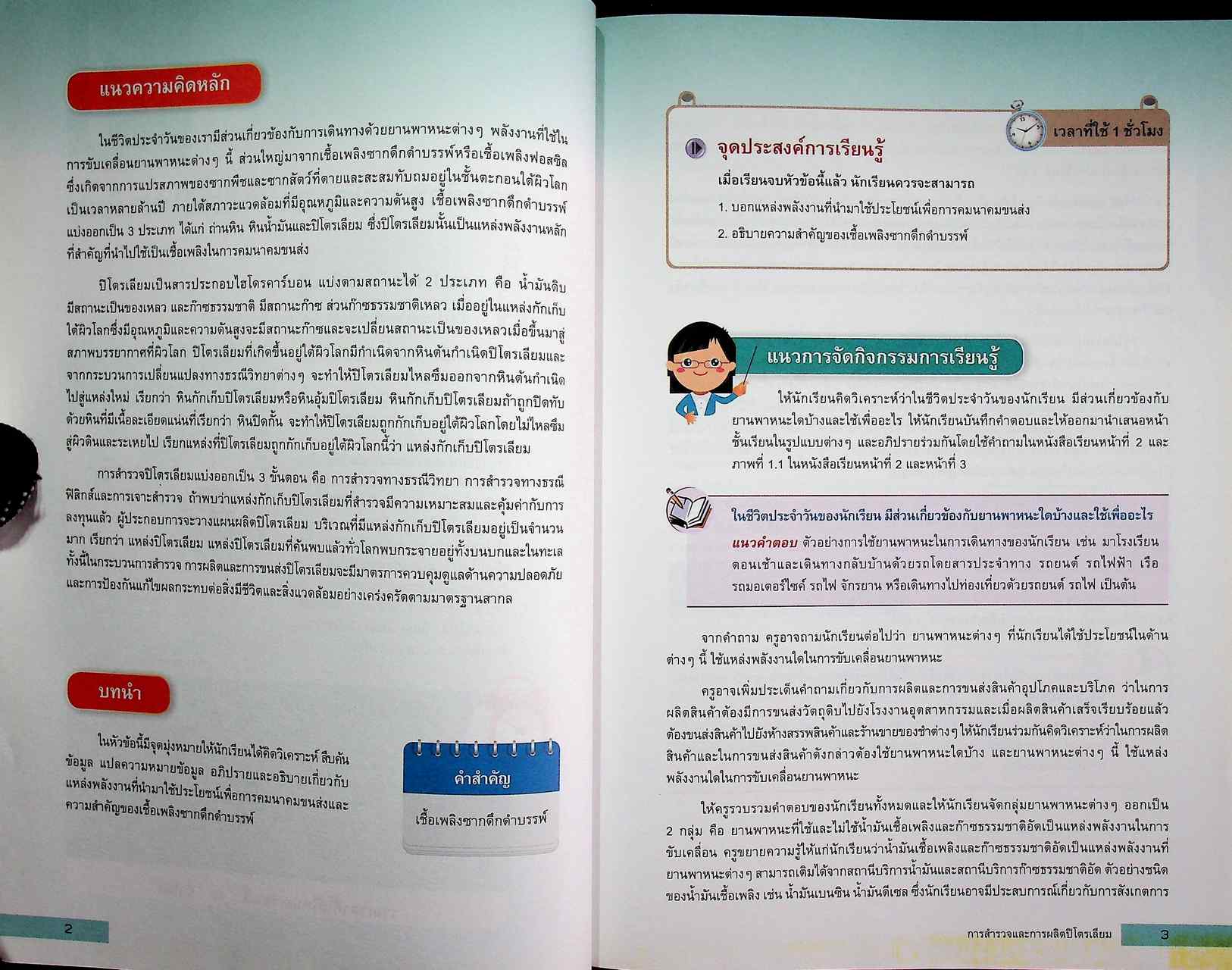 คู่มือครู รายวิชาเพิ่มเติมวิทยาศาสตร์ เชื้อเพลิงเพื่อการคมนาคม ชั้นมัธยมศึกษาตอนต้น