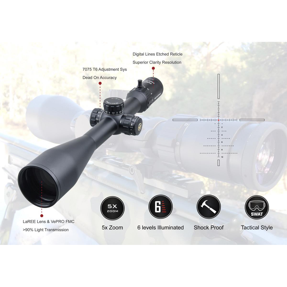 VECTOR OPTICS Paragon 6-30x56SFP GenII Riflescope