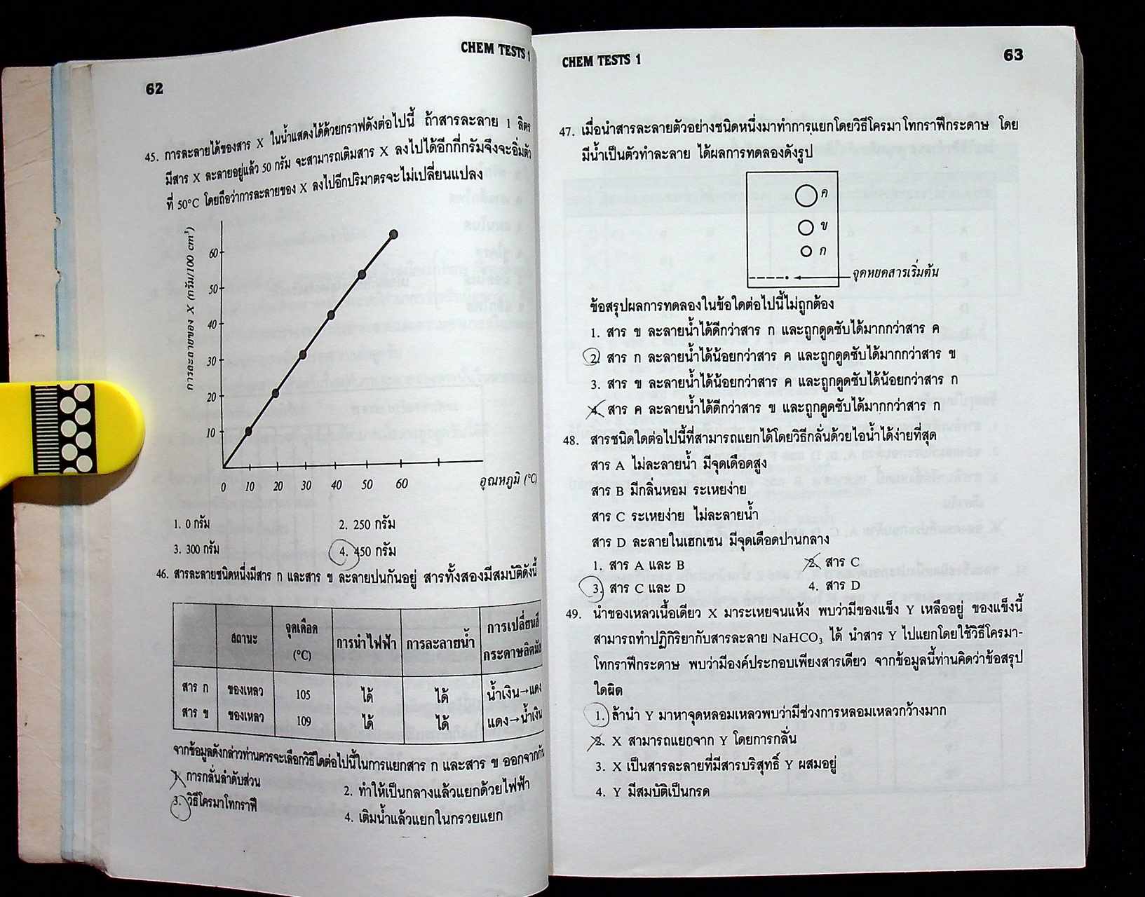 CHEM TESTS 1 ม.4 (ว 431 - ว 031)