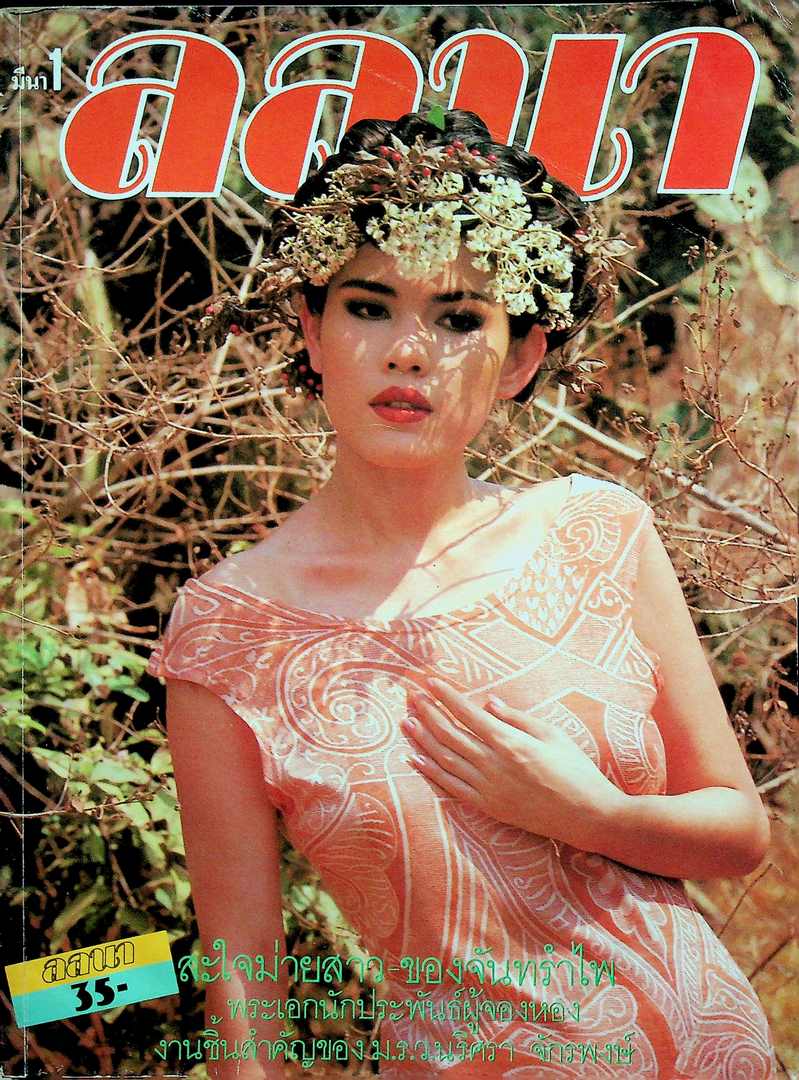 นิตยสารลลนา ฉบับที่ 341 พ.ศ 2530 ปก วันวิสา ทรัพย์ประเสริฐ
