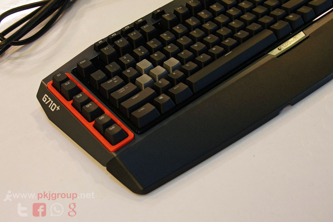 Logitech G710+ คีย์บอร์ดเกมส์ Cherry Switch ไฟสีขาว ราคาพิเศษ(รีวิว)