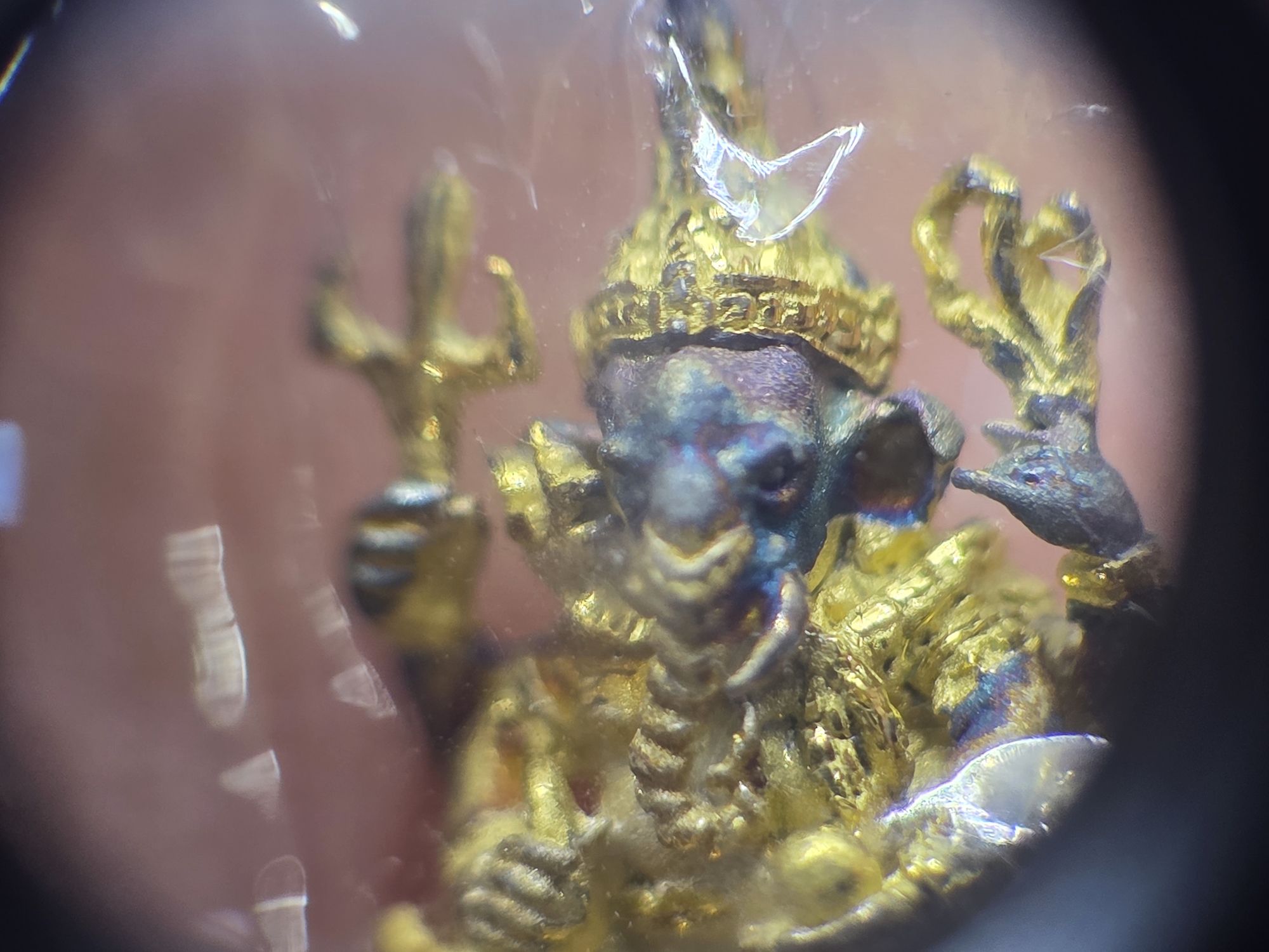 พระพิฆเนศ เทวสถานโบสถ์พราหมณ์ เนื้อเงินสามกษัตริย์ พิมพ์เล็ก ปี2539 พร้อมกล่องเดิม สภาพสวยเดิม