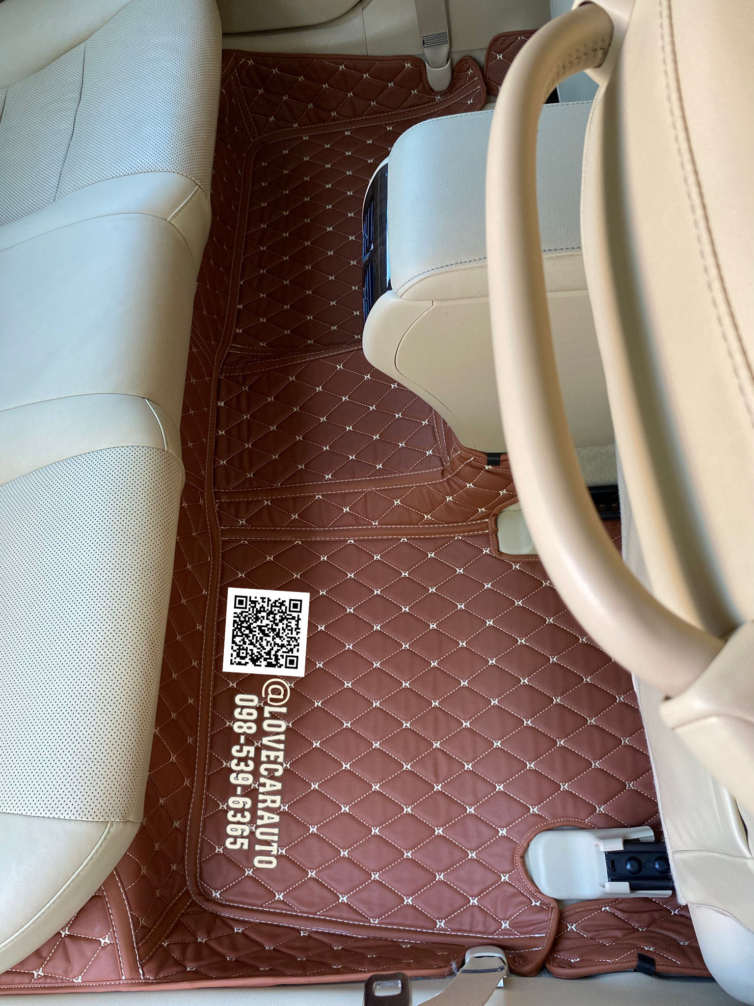 พรม6D Toyota Camry โตโยต้า คัมรี่ 2017 สีน้ำตาลเข้ม