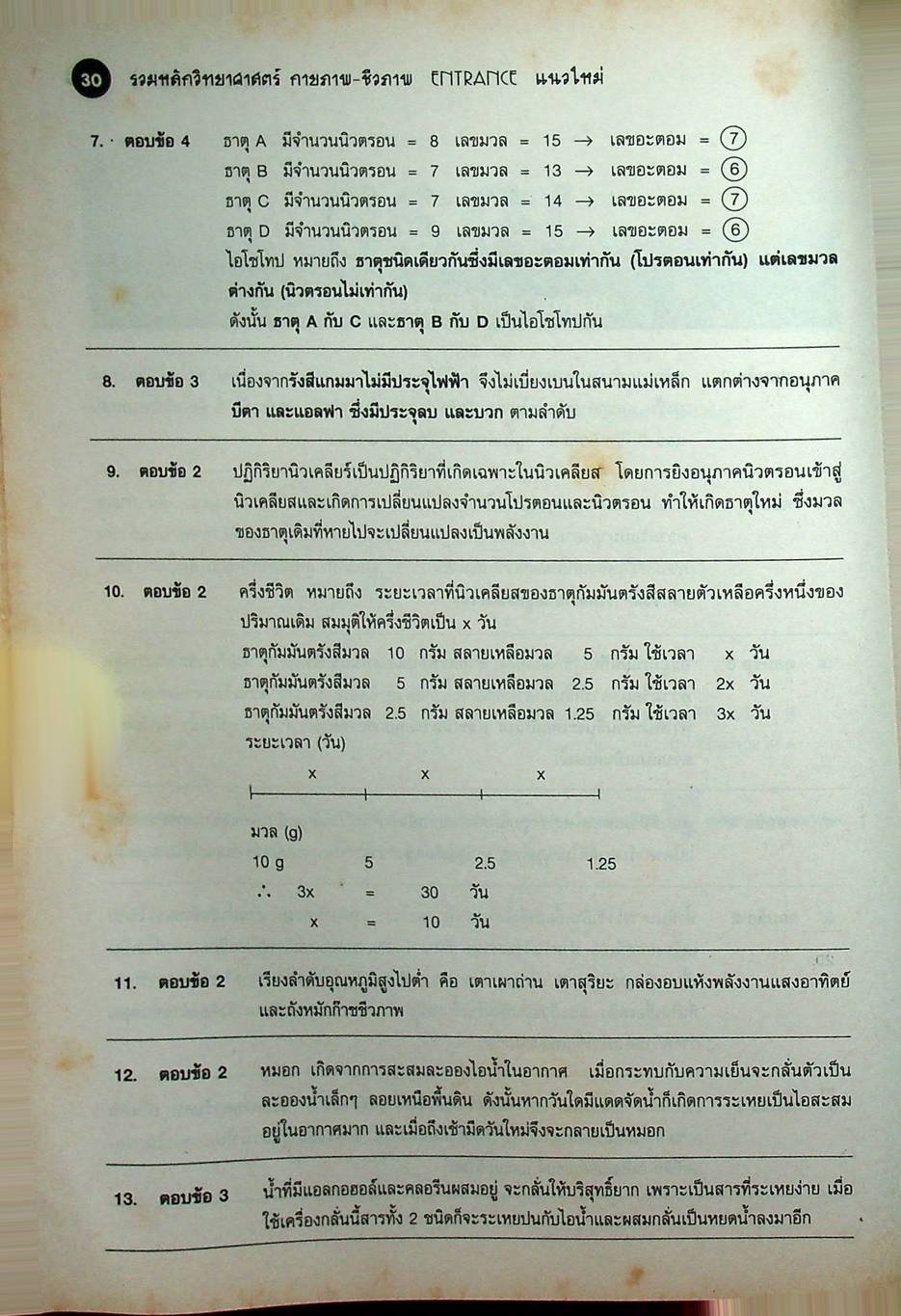 รวมหลักวิทยาศาสตร์กายภาพ-ชีวภาพ ENTRANCE (แนวใหม่) ม.4-5-6