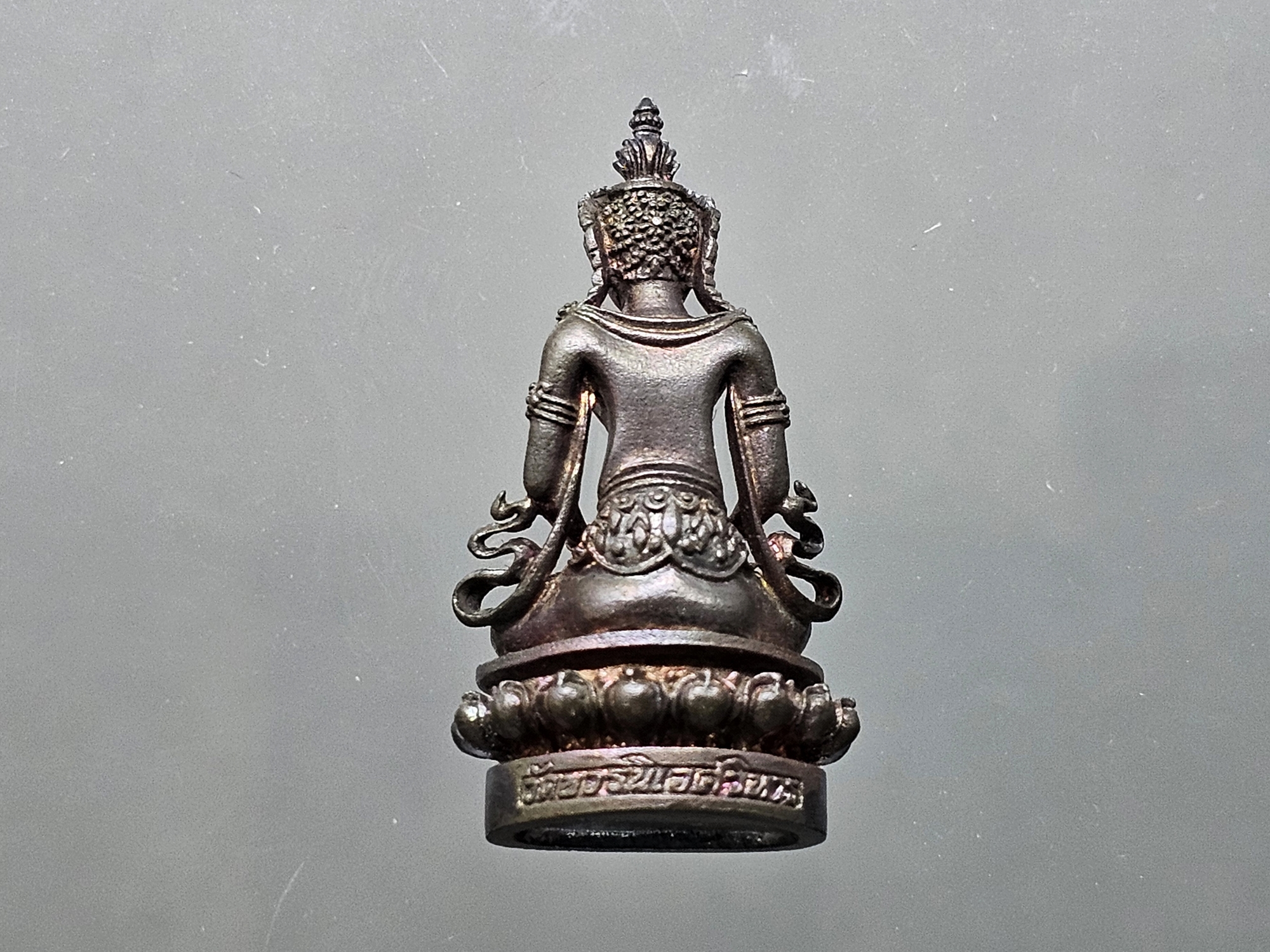 พระกริ่งอวโลกิเตศวร (กวนอิม) พระเทพกวี (สมเด็จพระวันรัต) เนื้อนวะ วัดบวรนิเวศวิหาร พ.ศ.2540 พร้อมกล่องเดิม