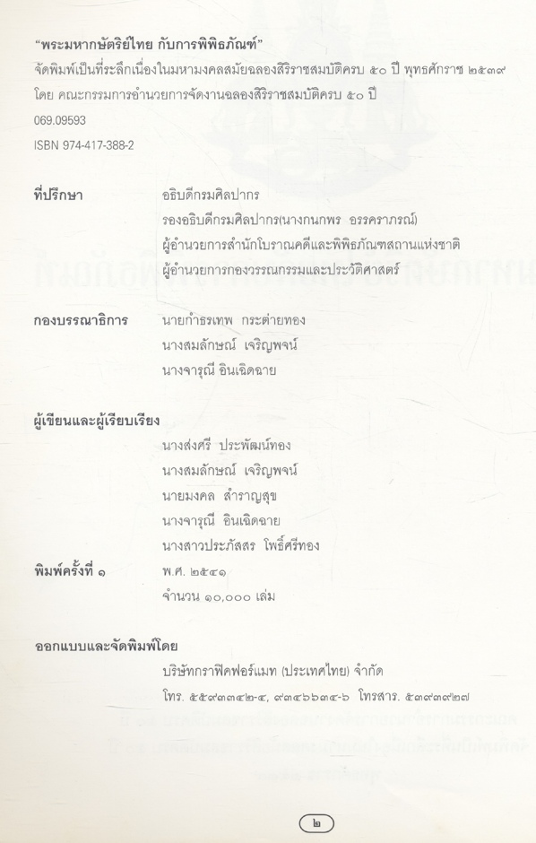 พระมหากษัตริย์ไทยกับการพิพิธภัณฑ์