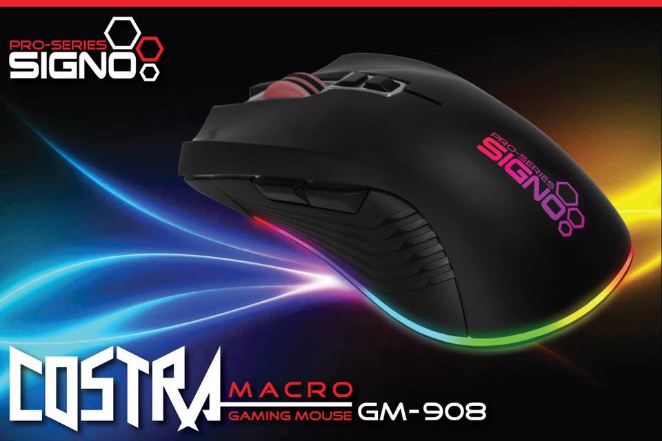 เม้าส์เกมส์ SIGNO รุ่นGM-908 COSTRA GAMING OPTICAL