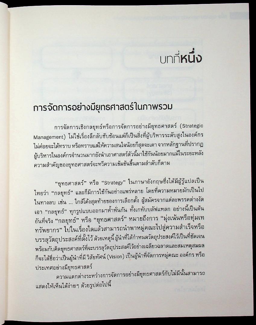 STRATEGIC MANAGEMENT การจัดการเชิงยุทธศาสตร์สำหรับ CEO