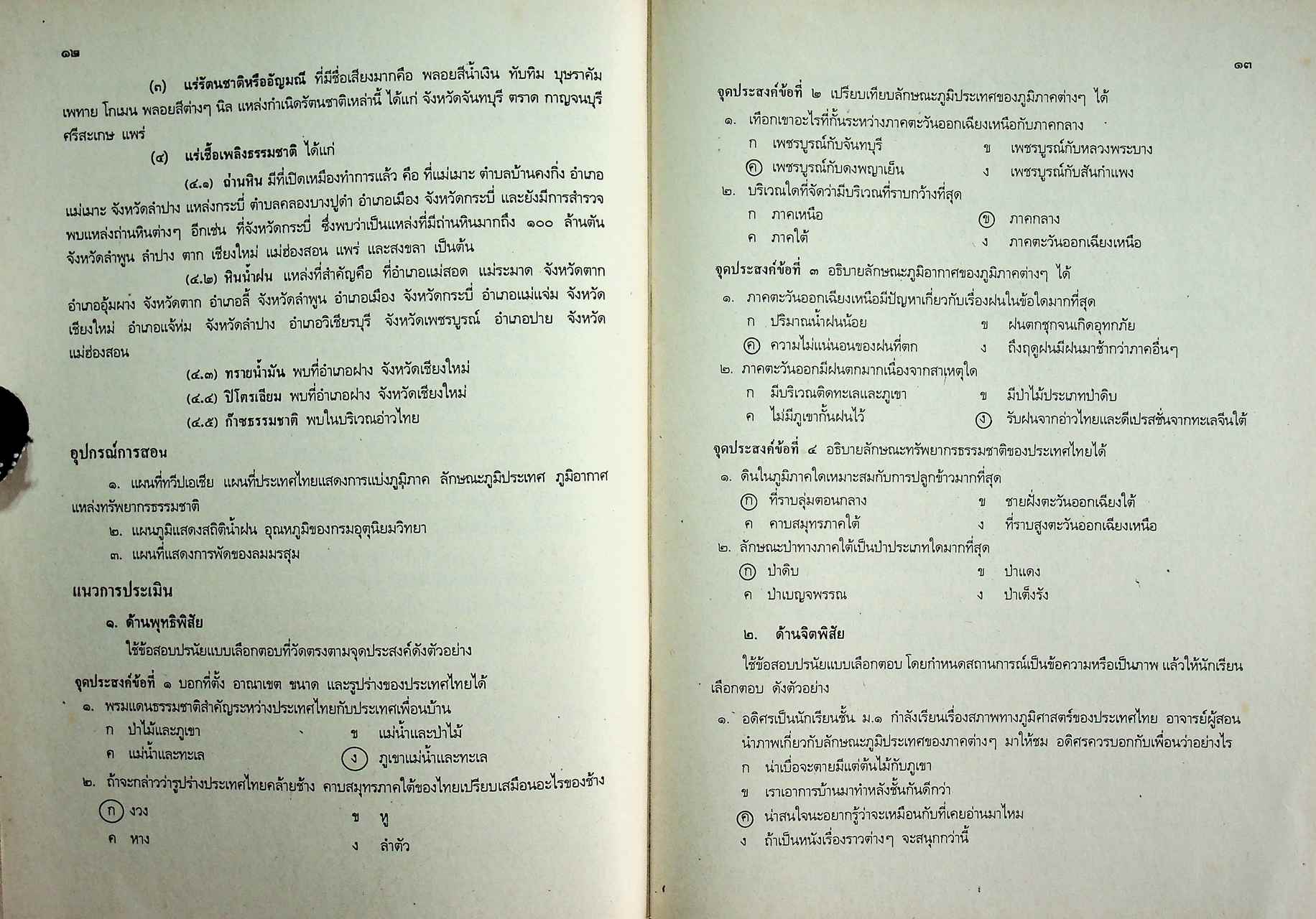 คู่มือครูสังคมศึกษา รายวิชา ส 101 ประเทศของเรา ชั้นมัธยมศึกษาปีที่ 1 (ม.1)