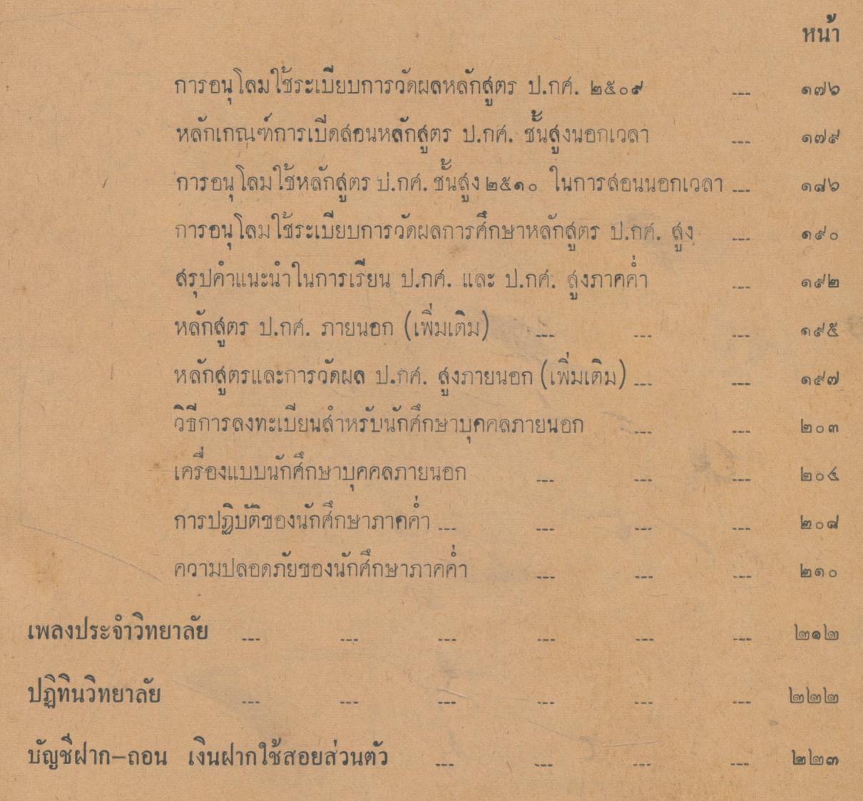 คู่มือนักศึกษา 2514 วิทยาลัยครูสกลนคร