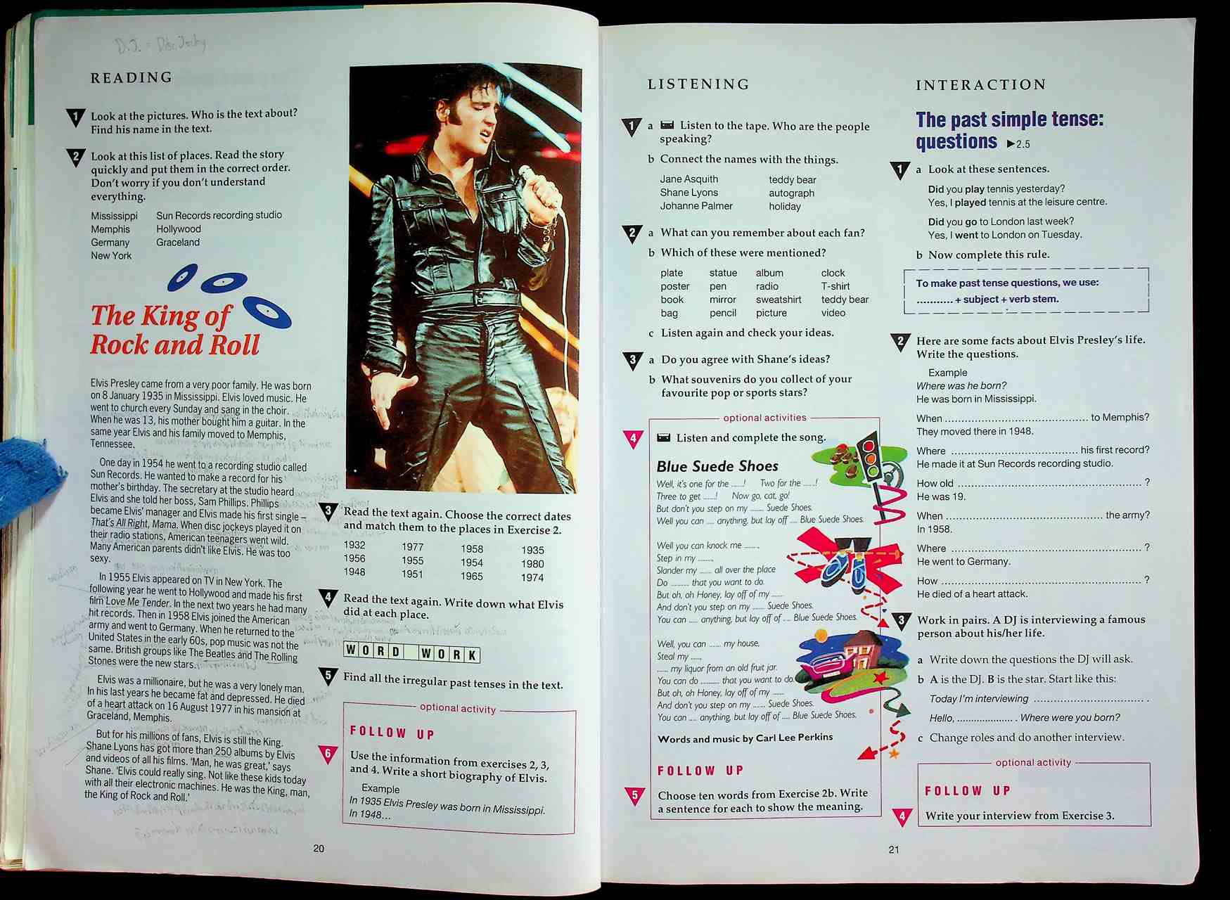 new HOTLINE elementary student's book