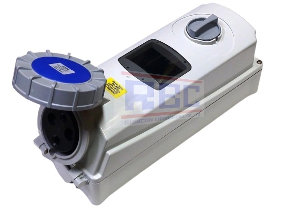 DAKO Plug เต้ารับพร้อมสวิทช์ล็อคกันน้ำ HTPZ 1331(2P+E) 63A IP67 (SWITCHED & INTERLOCKED SOCKETS IP67)