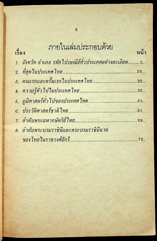 ประเทศไทยของเรา สำหรับนักเรียนทุกชั้น