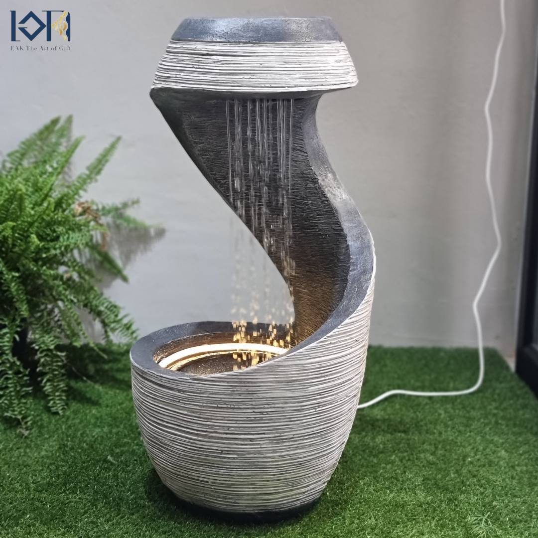 น้ำพุตั้งพื้นแต่งบ้าน รุ่นFF1011 ตั้งวางหน้าบ้านเสริมฮวงจุ้ย อ่างน้ำล้น เป็นน้ำพุล้นขนาดใหญ่ตั้งพื้นสวย ของขวัญมงคล