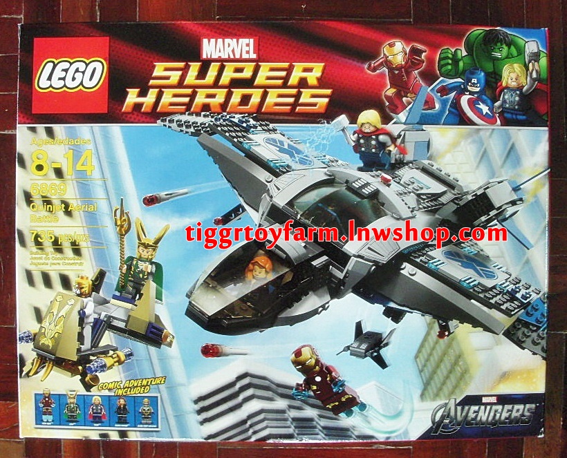 LEGO SUPER HEROES 6869 Quinjet Aerial Battle