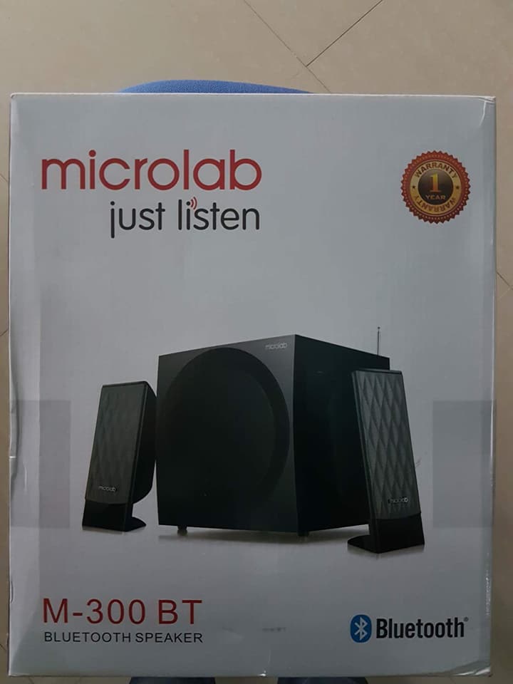 ลำโพงชุดเสียงดี Microlab M300BT เชื่อมบลูทูธได้