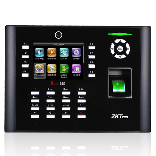 เครื่องสแกนลายนิ้วมือ ZKteco รุ่น IClock680