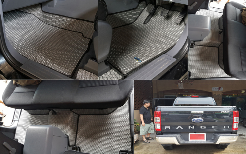 ยางปูพื้นรถยนต์ford ranger 4 ประตู