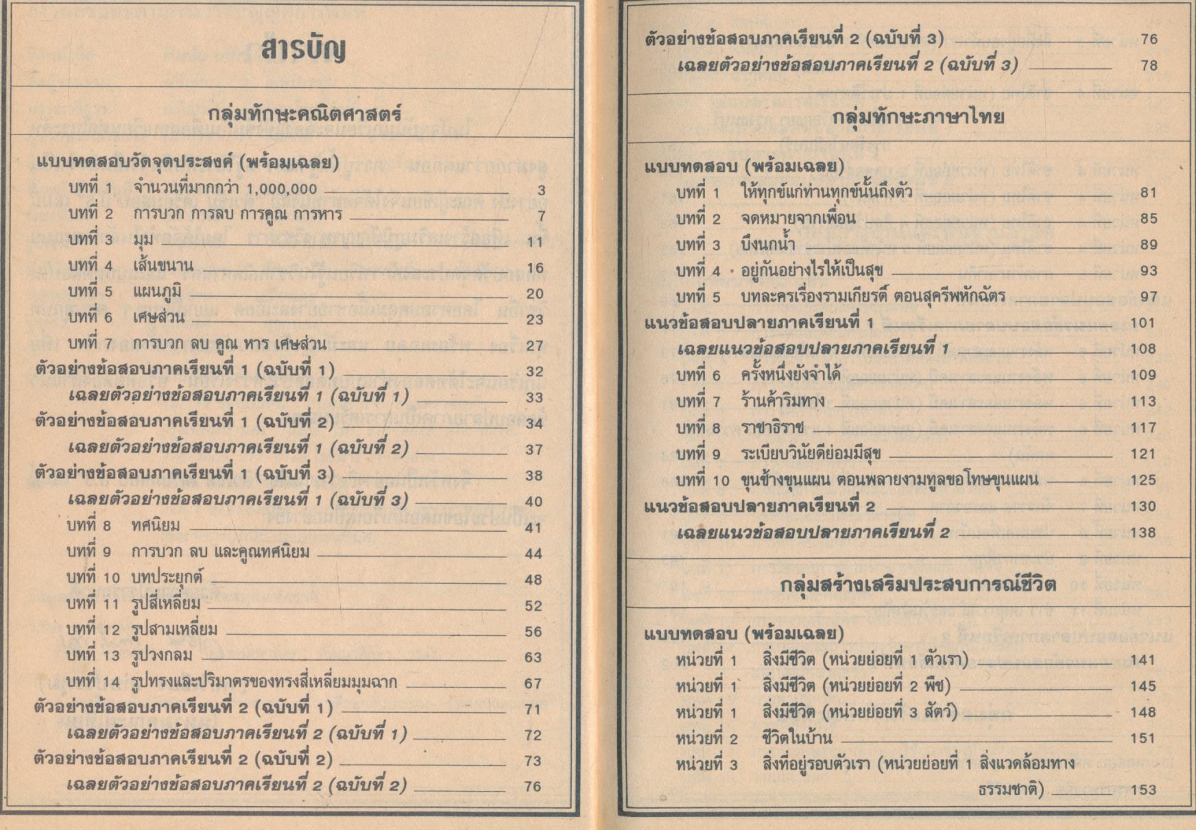 ติวเข้ม เตรียมสอบ ป.5