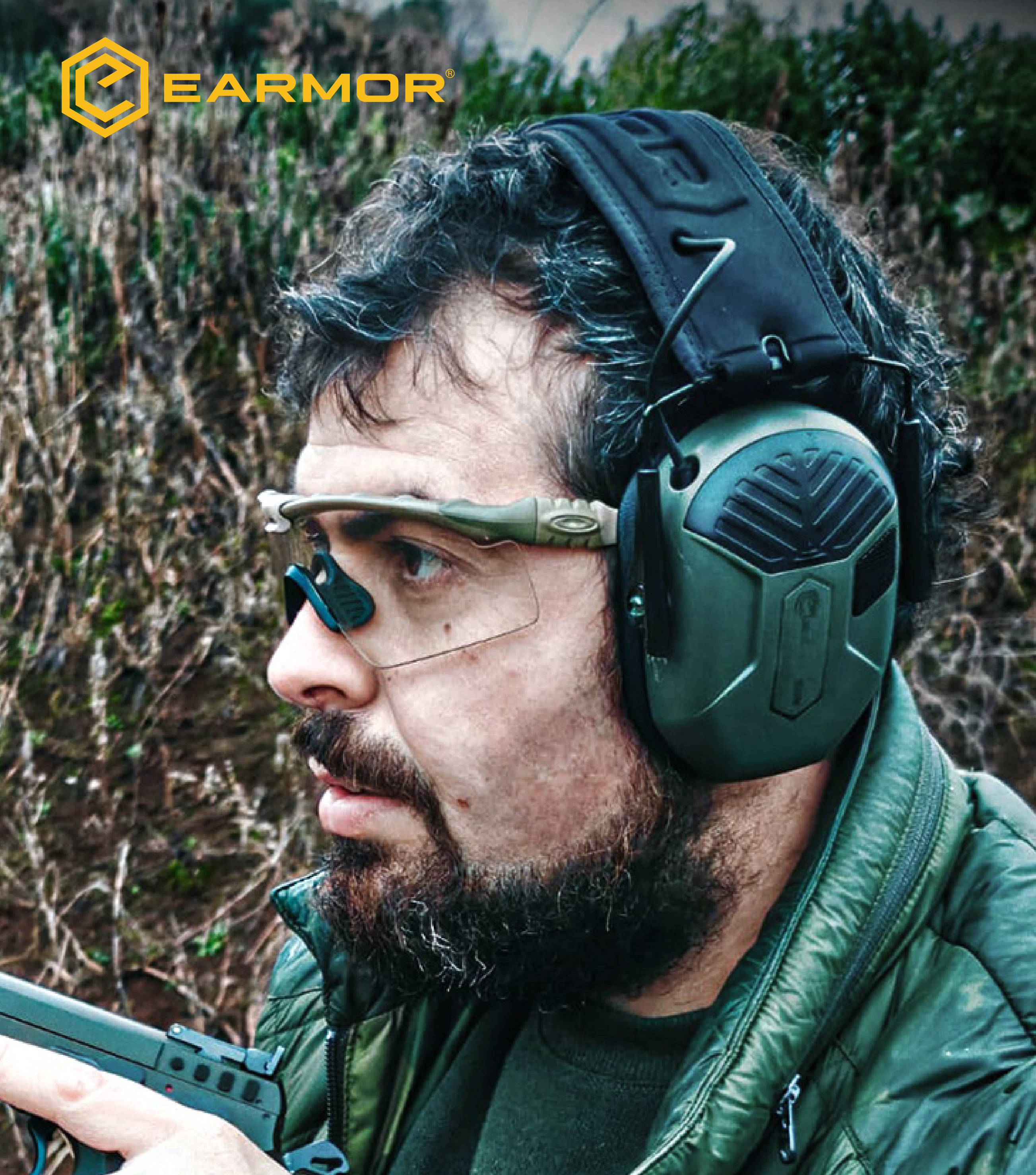 🇹🇭 1393 ไทยแลนด์ แทคติคอล ครอบหูฟัง M300A Earmor