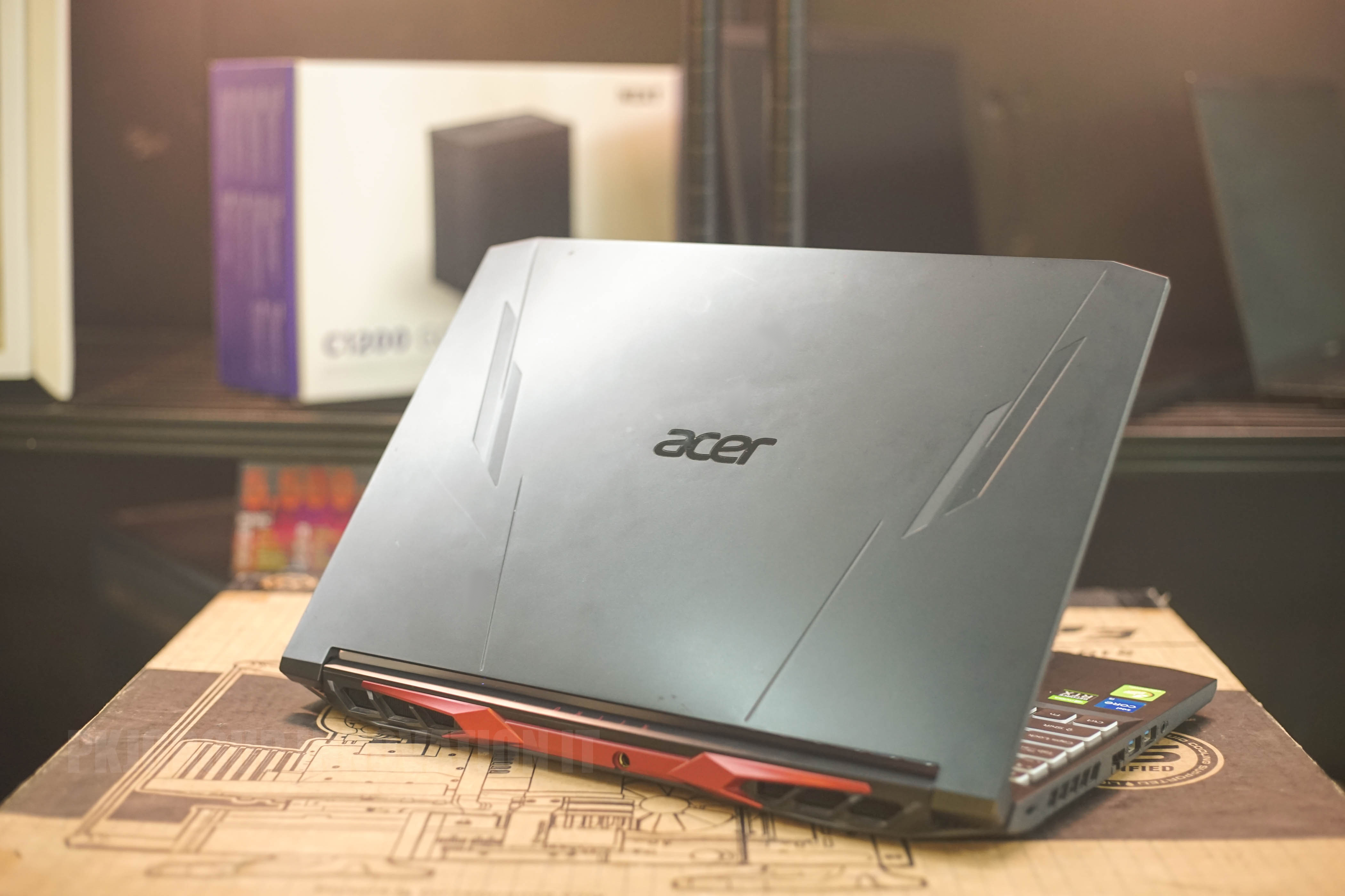 โน๊ตบุ๊คเล่นเกมมือสอง Acer Nitro 5 AN515-57-58LR i5-11400H RAM 8GB SSD 512GB RTX3050