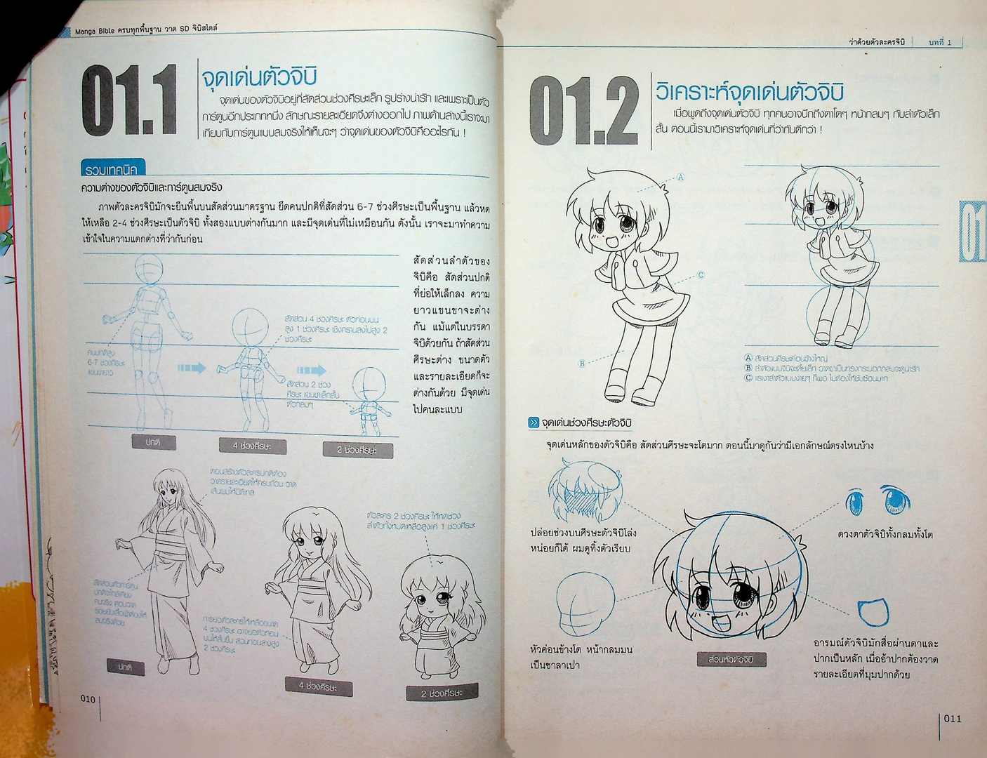 Manga Bidle 3 ครบทุกพื้นฐาน วาด "SD: จิบิสไตล์