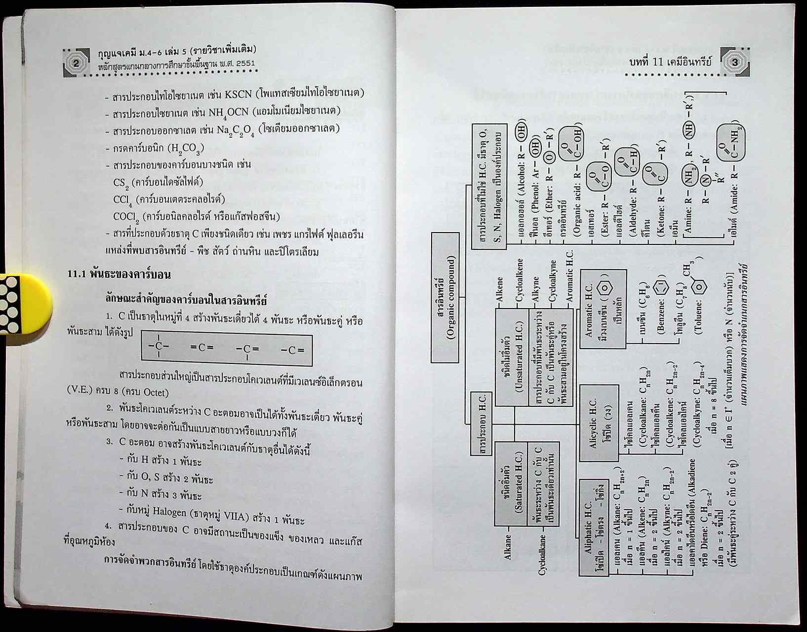 กุญแจ เคมี เล่ม 5 มัธยมศึกษาปีที่ 4-6 รายวิชา เพิ่มเติม หลักสูตรแกนกลางการศึกษาขั้นพื้นฐาน พุทธศักราช 2551