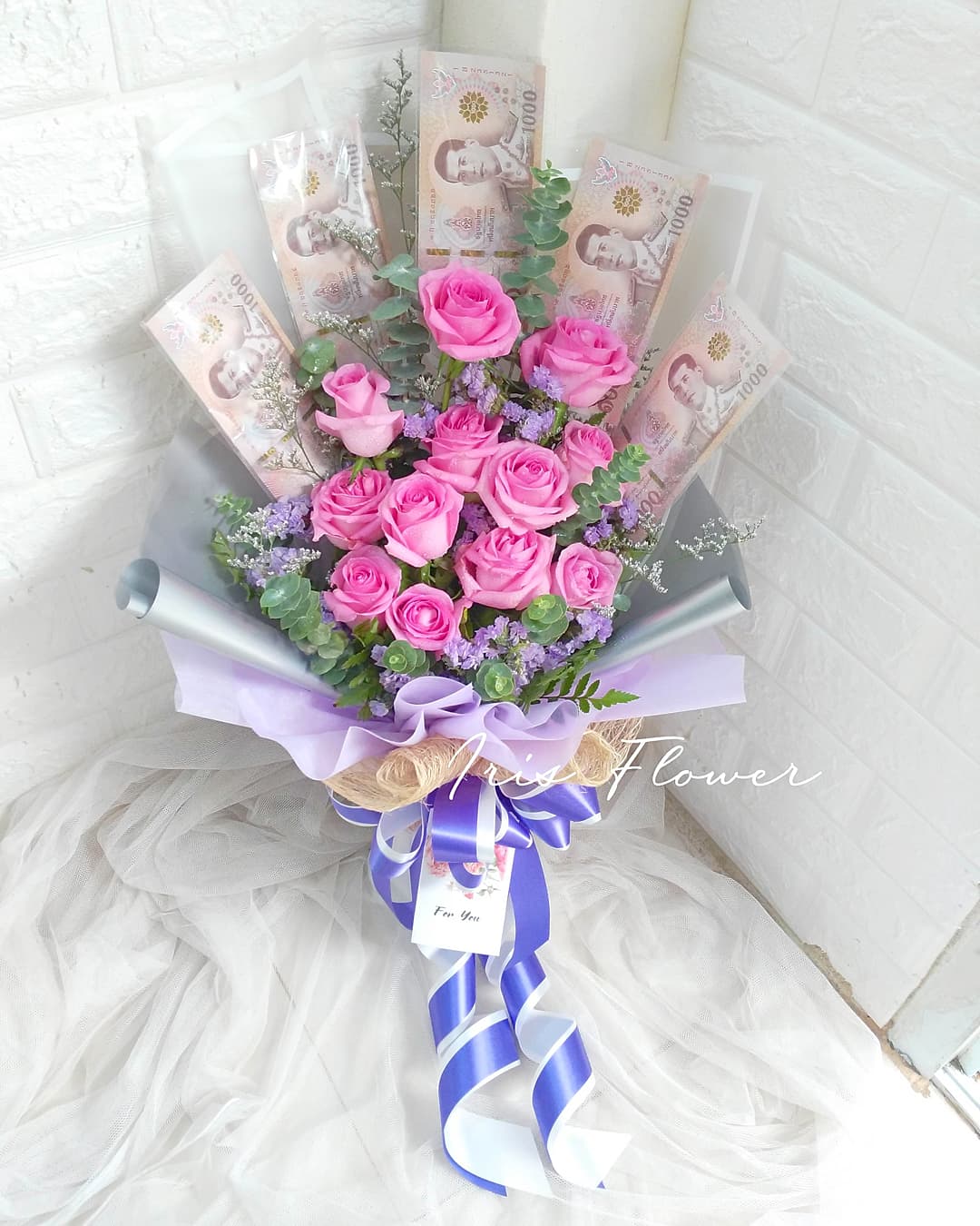 ธนบัตร 5 ใบ 5000/ค่าจัดทำ 1500