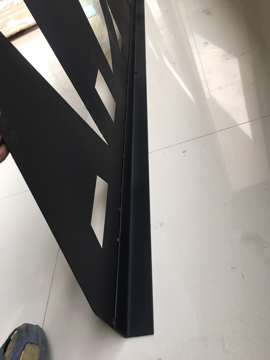 ป้ายพลาสวูดประกบ2ชั้นพ่นสี งานKOJICHA