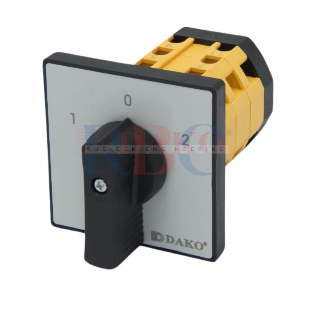 "DAKO" DCS-CO-1444 ซีเล็คเตอร์ สับเปลี่ยน 2 ทาง 16A 4P 64x64 (CHANGEOVER SWITCH)