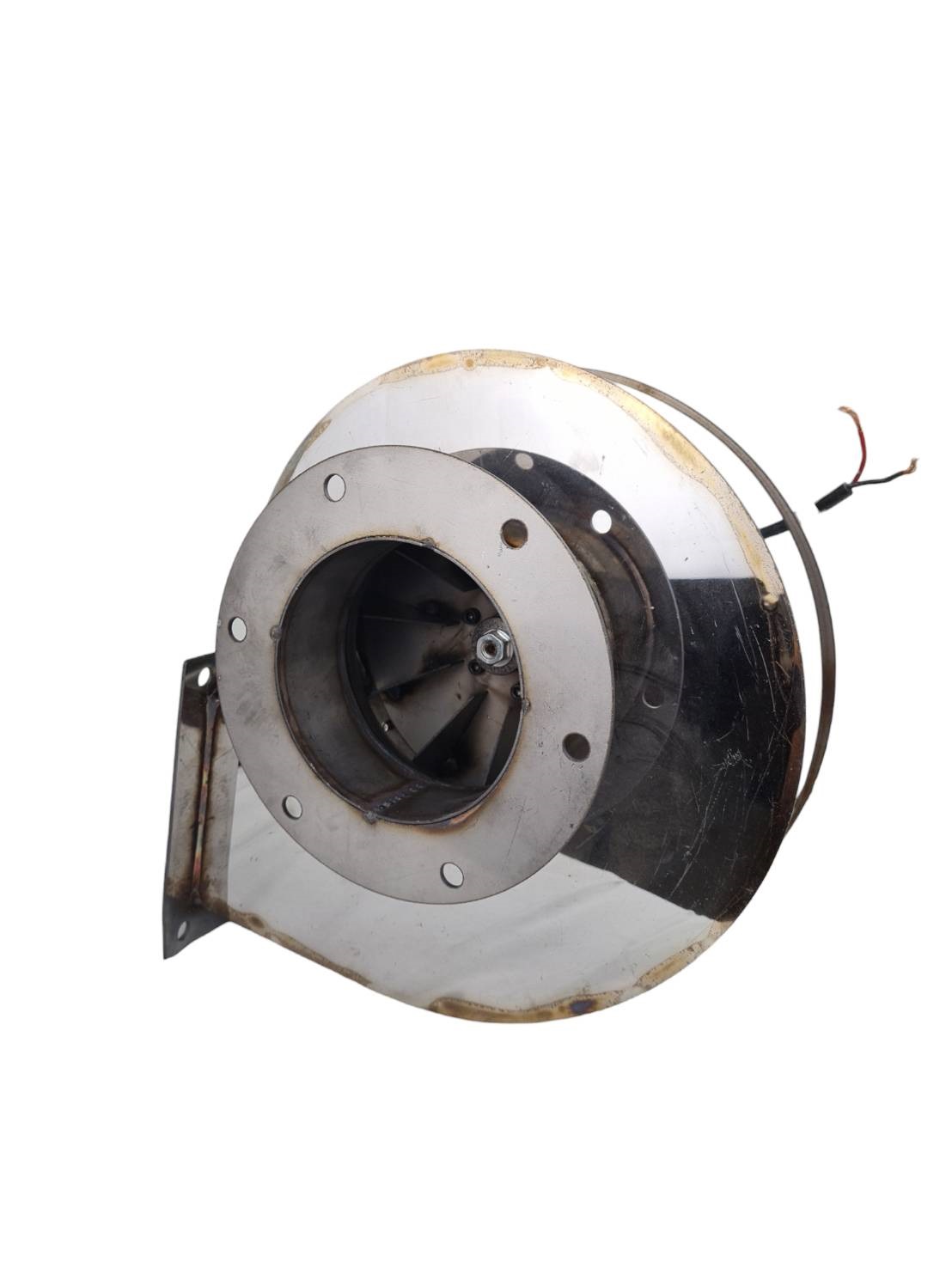 พัดลมโบเวอร์ สแตนเลส 304 ขนาด 370W 220V สามารถทนความร้อนได้สูง 200องศาและทนกัดกร่อนสูงใช้งานกับสารเคมี อาหาร และงานที่มีความร้อนสูง