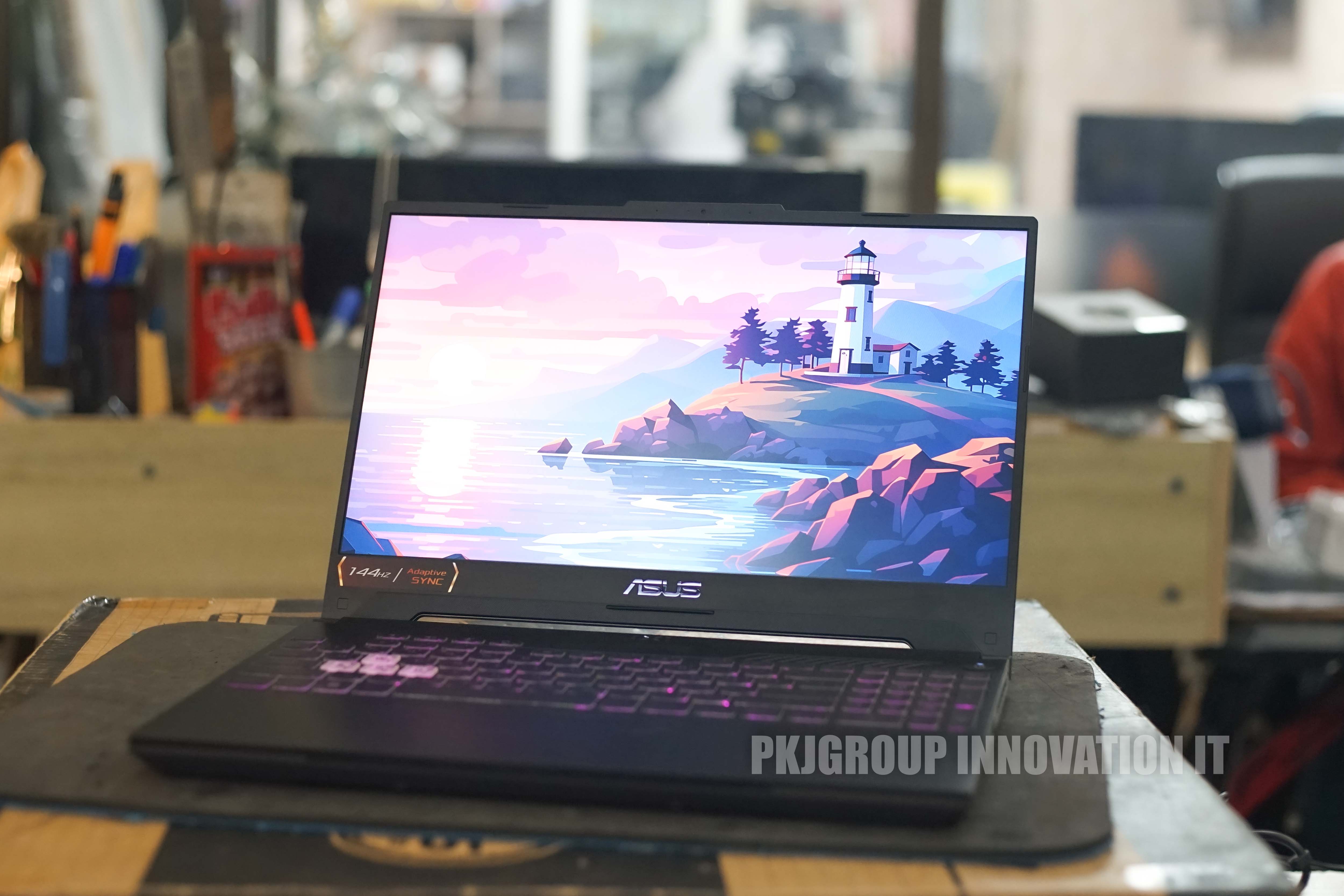 โน๊ตบุ๊คเล่นเกมมือสอง Asus Tuf FX507ZC4-HN002W i7-12700H RAM 16 GB SSD 512GB RTX3050 15.6" 144Hz (เครื่อง 1)