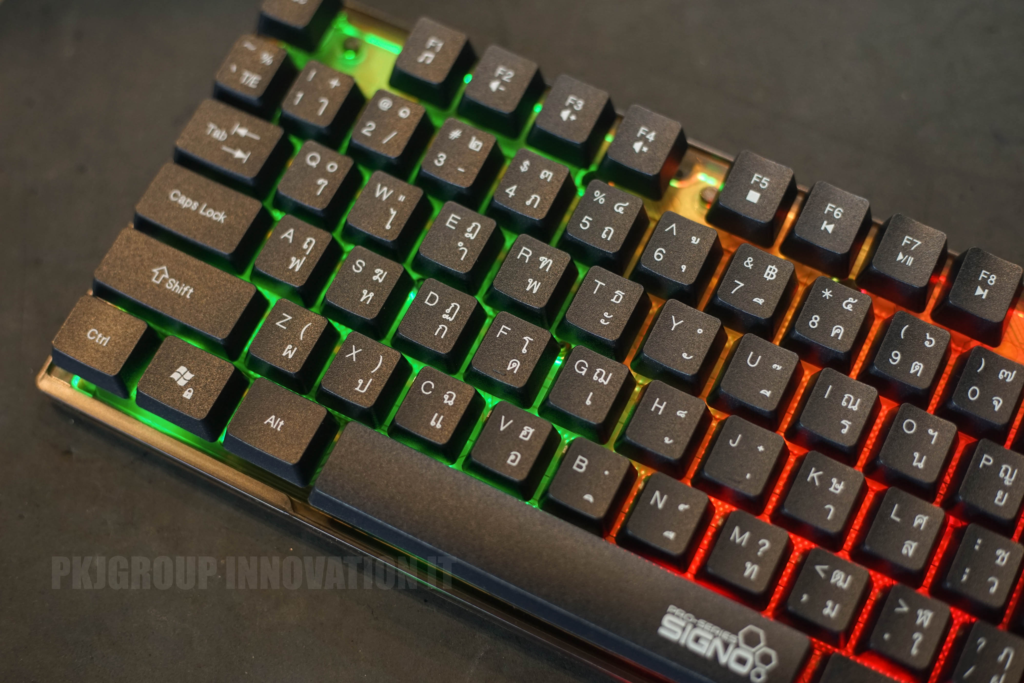 ชุดเมาส์-คีย์บอร์ดเกมมิ่ง Signo Sundaze KB712 + GM 112 ของใหม่ มีไฟRGBเมาส์ปรับ DPI ได้ K/Bปุ่มยาง