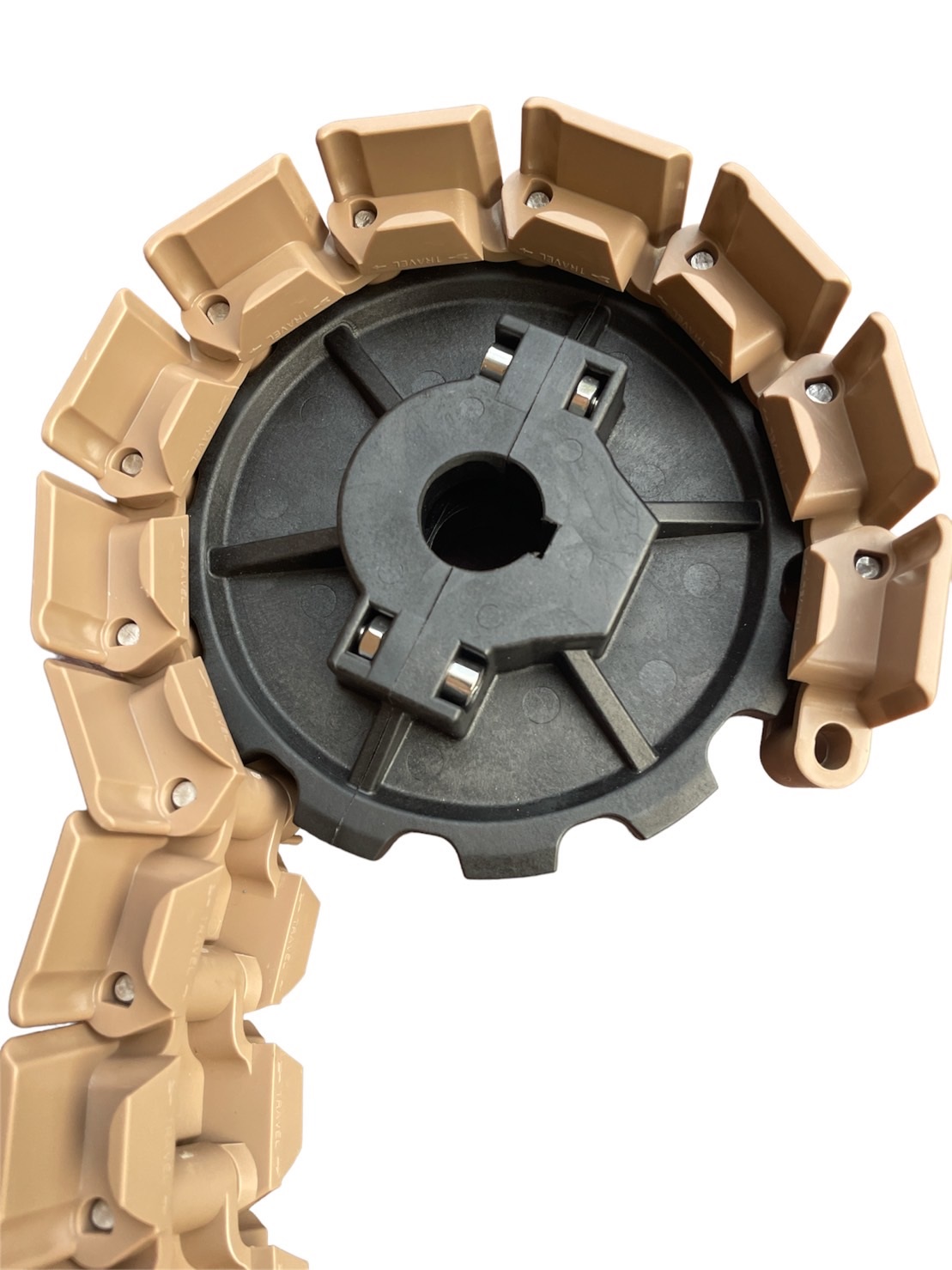 Har820 CNC machine sprocket idler sprocket diameter 129mm ลูกล้อตามใช้กับTop chain 820 ส่งภายในประเทศไทย