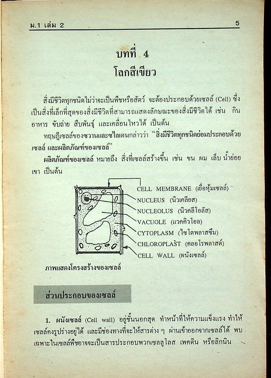 สรุป-แบบฝึกหัด วิทยาศาสตร์ ม.1 เล่ม 2 ว 102