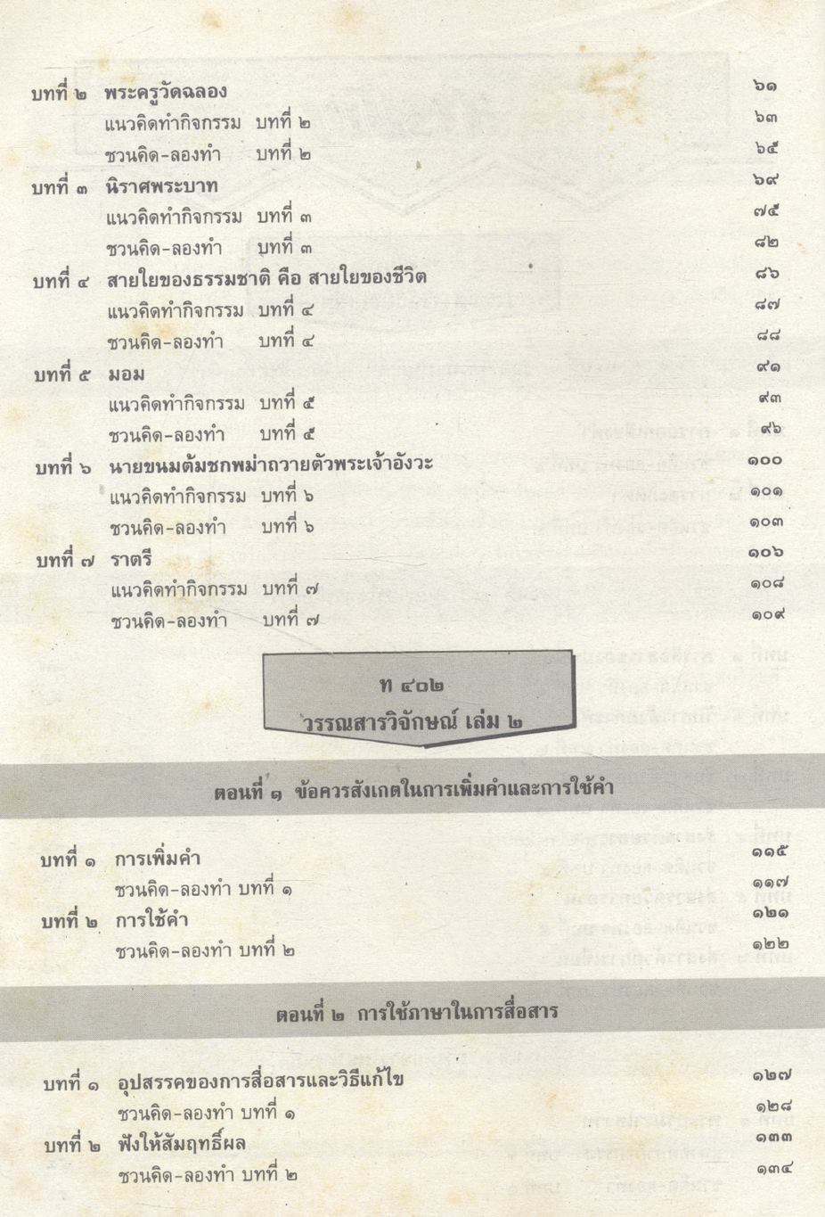 สาระสังเขปภาษาไทย ม.๔ ท ๔๐๑ ท ๔๐๒ ชุด วรรณสารวิจักษณ์ เล่ม ๑-๒ ชั้นมัธยมศึกษาปีที่ ๔ **ไม่มีเฉลยในเล่ม