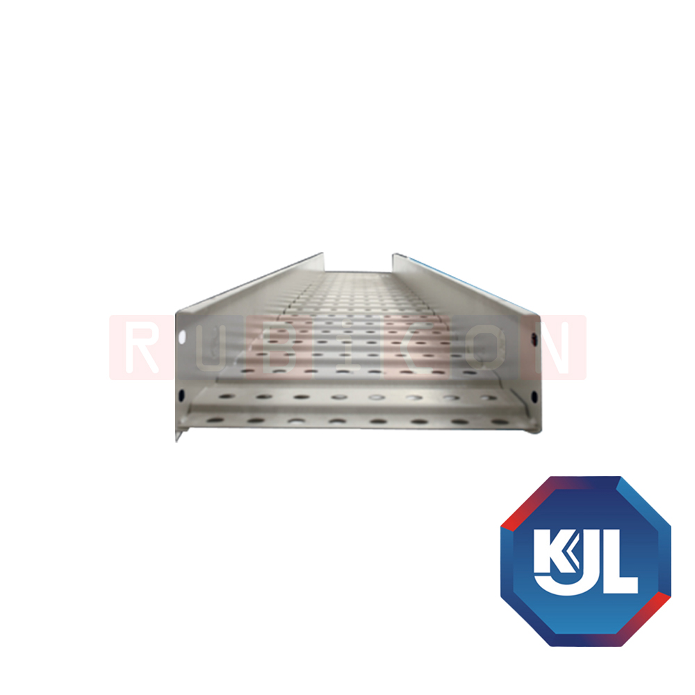 KJL KSSS 0500 รางไฟ เคเบิ้ลเทรย์ (ข้างเรียบ) พ่นสีมาตรฐาน 500 x 100 x 2440 mm หนา 1.2-1.6 mm. (KJL CABLE TRAY (SMOOTH SIDE) สีน้ำตาลย่น (KJ890079Y)