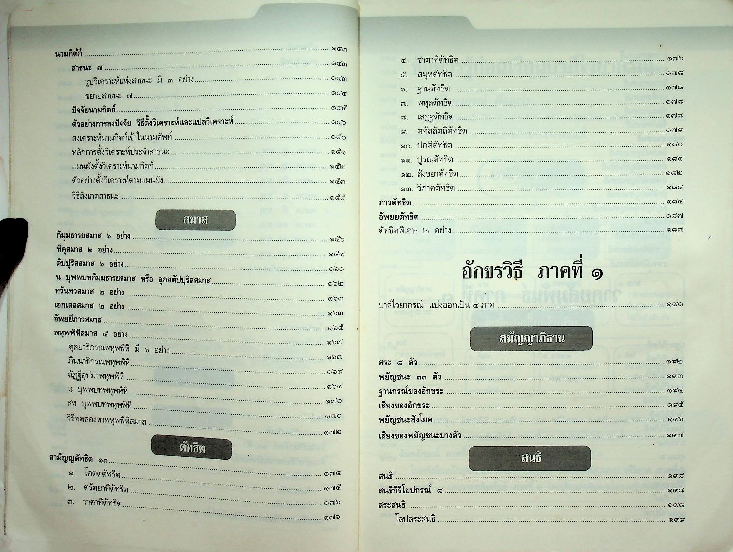 หลักสูตรย่อ บาลีไวยากรณ์ ฉบับสมบูรณ์