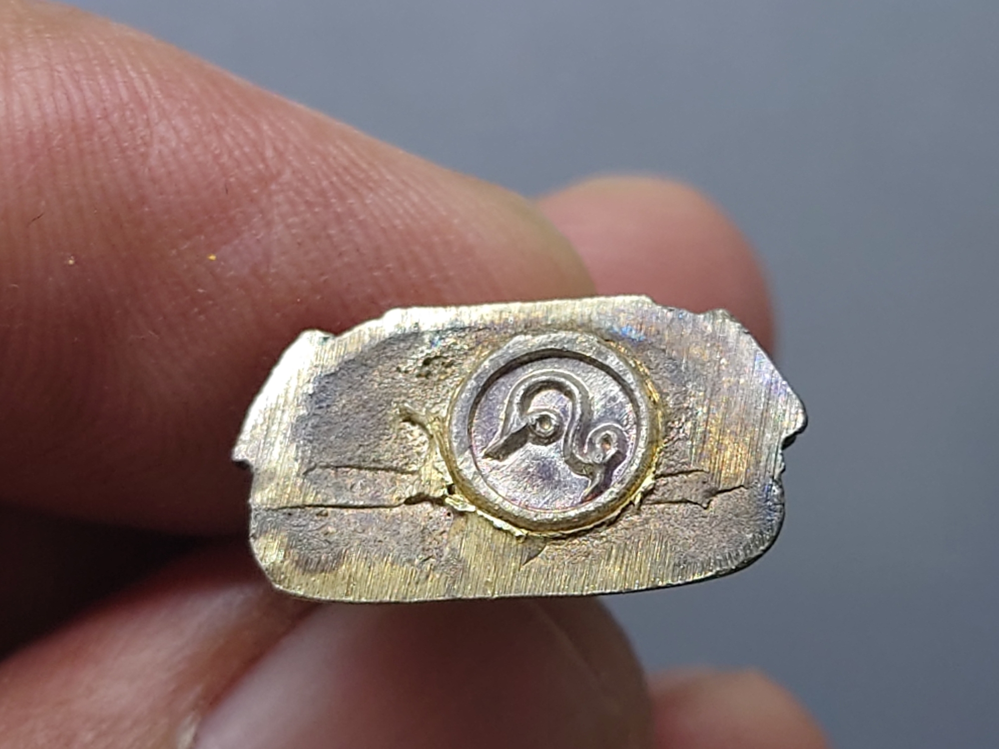 กริ่งพระพุทธชินราช เนื้อเงิน รุ่นพระราชพิธีสมโภช วัดเบญจมบพิตรดุสิตวนาราม ปี2527 พร้อมตลับเดิม