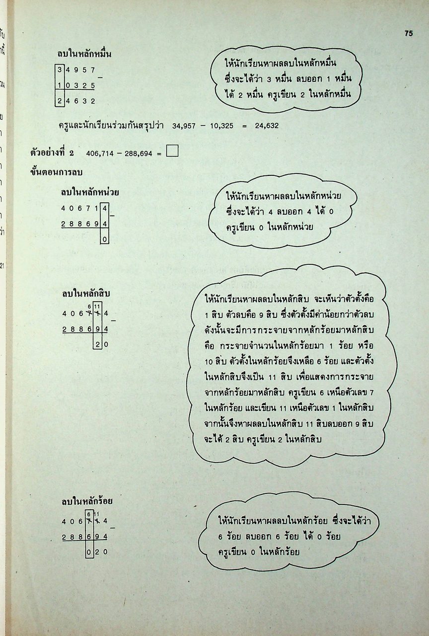 คู่มือครู [ครบชุด 6 เล่ม] คณิตศาสตร์ ชั้นประถมศึกษาปีที่ 1-6 หลักสูตรประถมศึกษา พุทธศักราช 2521