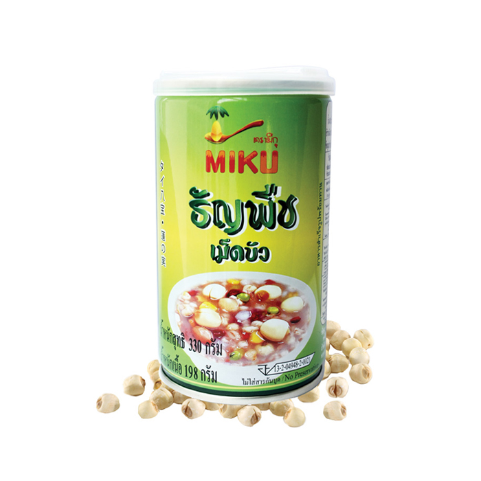 Miku (มิกุ) ธัญพืชกระป๋องพร้อมทาน รสเม็ดบัว