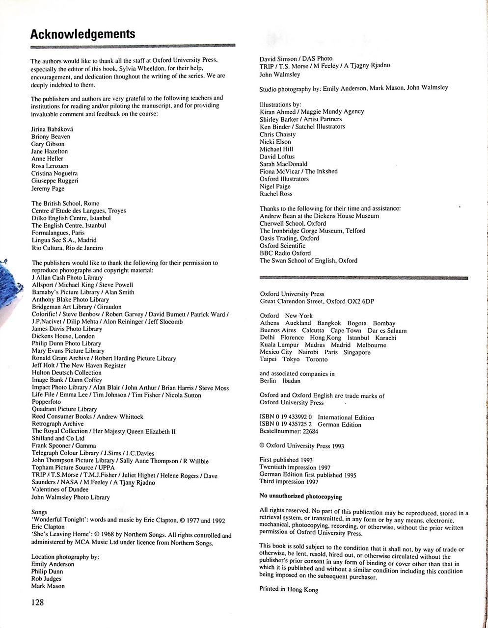 HEADWAY ELEMENTARY STUDENT'S BOOK