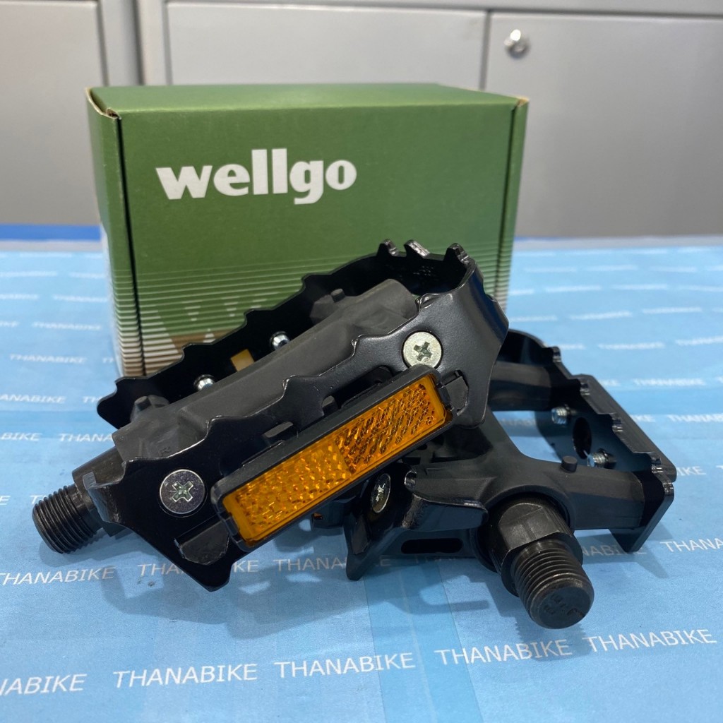 บันไดจักรยาน Wellgo รุ่น LU982-A-B ใช้ได้กับรองเท้าทั่วไป