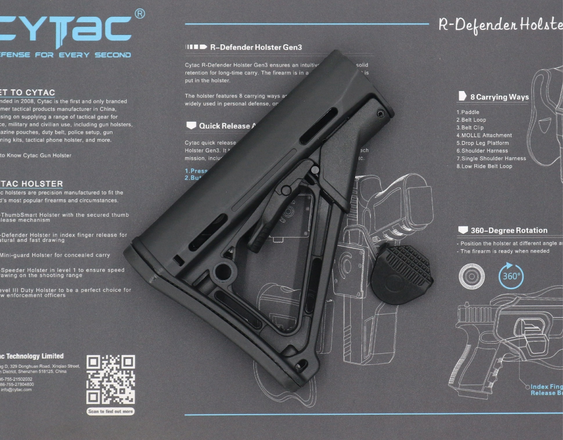 🇹🇭 996 ไทยแลนด์ แทคติคอล พานท้าย CTR แบบบาง