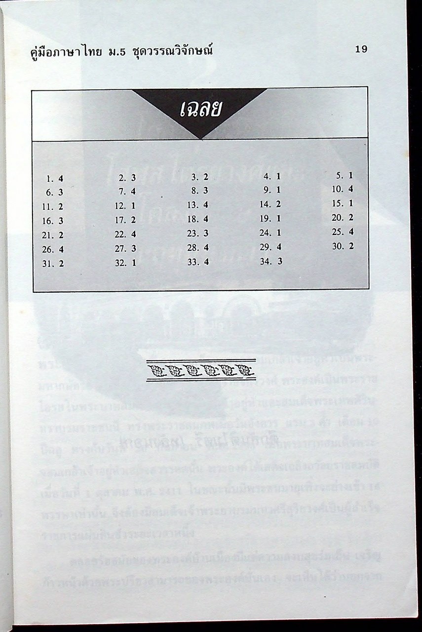 คู่มือ ภาษาไทย ม.5 ชุดวรรณวิจักษณ์ ท 503, ท 504